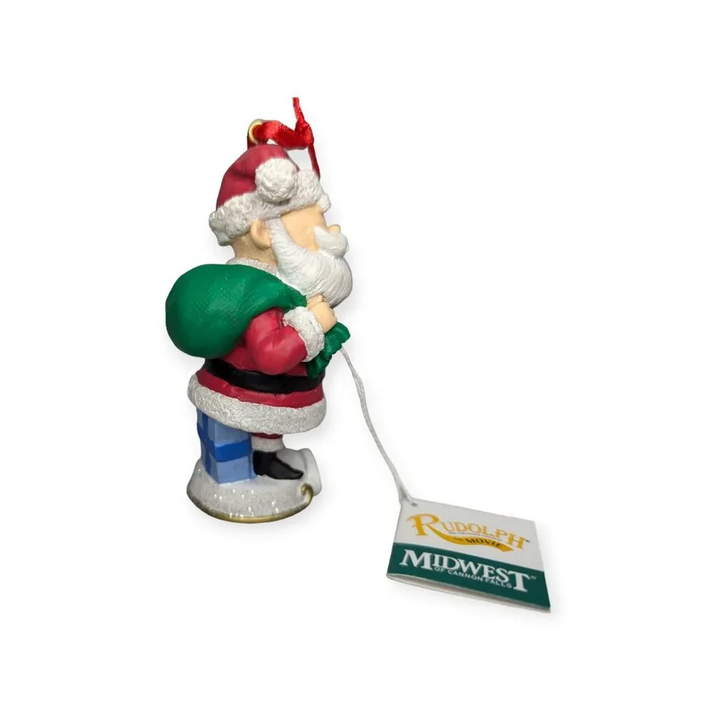 NWT Midwest 1999 Santa Claus from Rudolph the Red Nose Reindeer Ornament